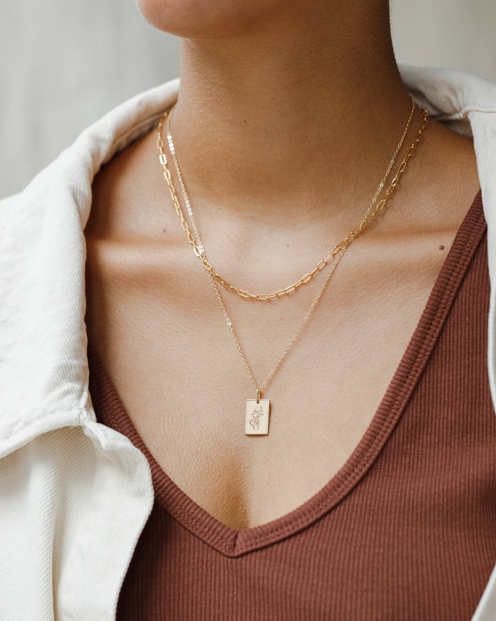 Personalized 925 Sterling Silver Paper Clip Tassel Necklace Perfect  Valentines Day Or Birthday Gift For Women Fine Gold Layered Necklace By  Aide Q0531 From Yanqin08, $11.92 | DHgate.Com